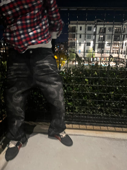 Leopard Pattern Jeans