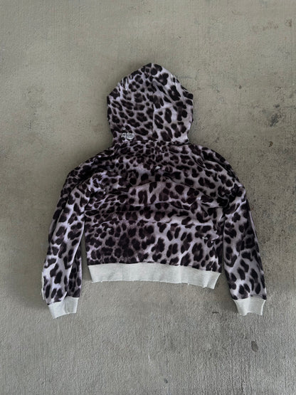 Leopard Pattern Zipup