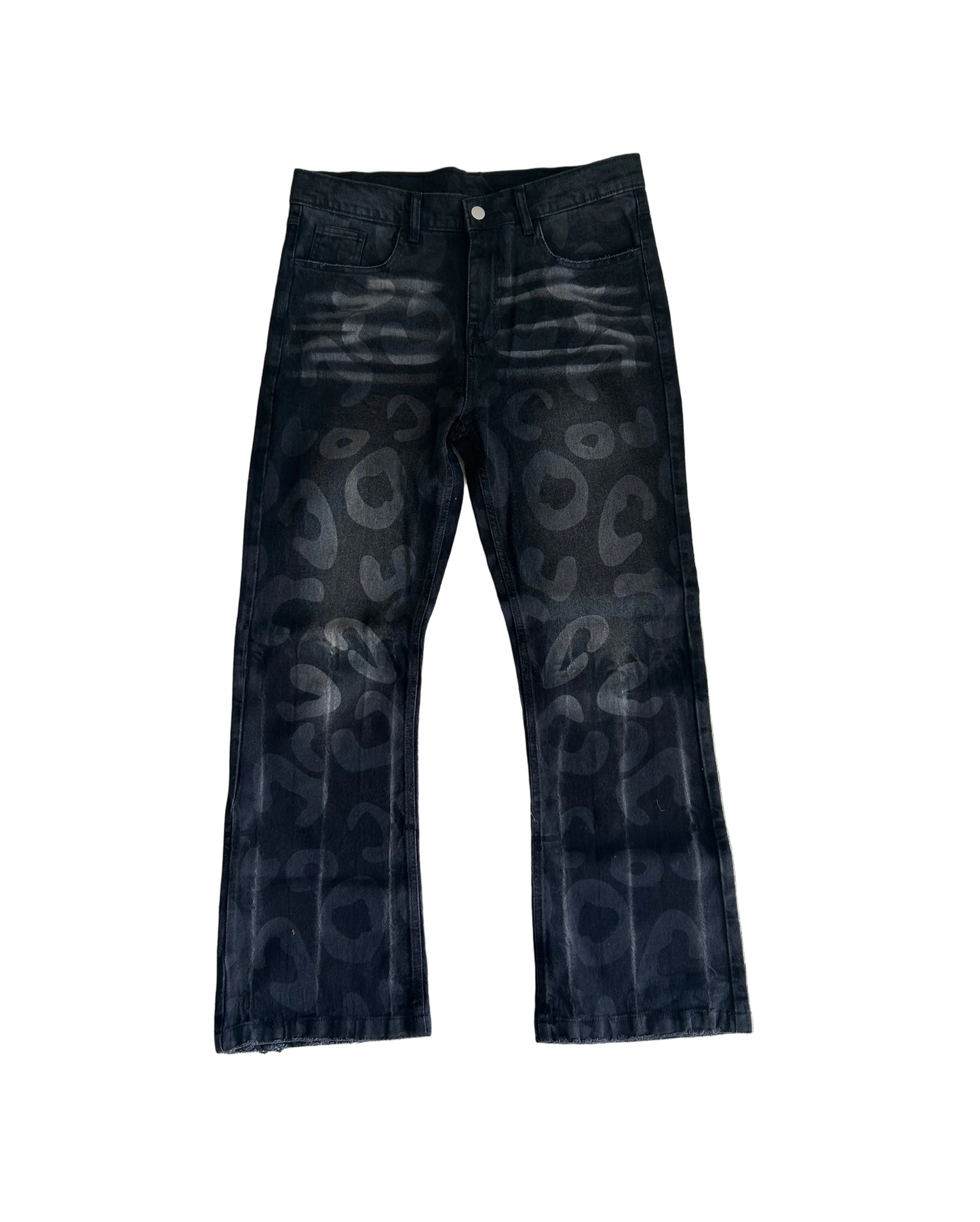 Leopard Pattern Jeans