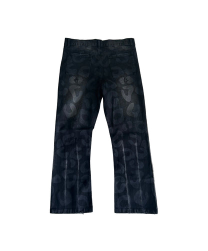 Leopard Pattern Jeans