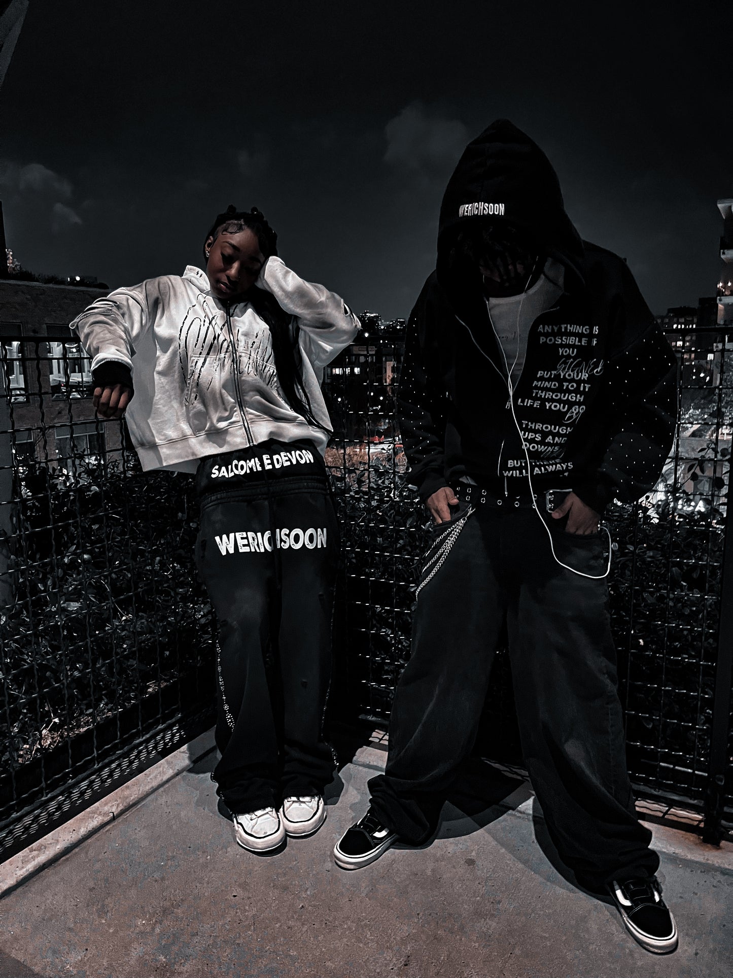 Salcombe Devon Double Waisted Joggers